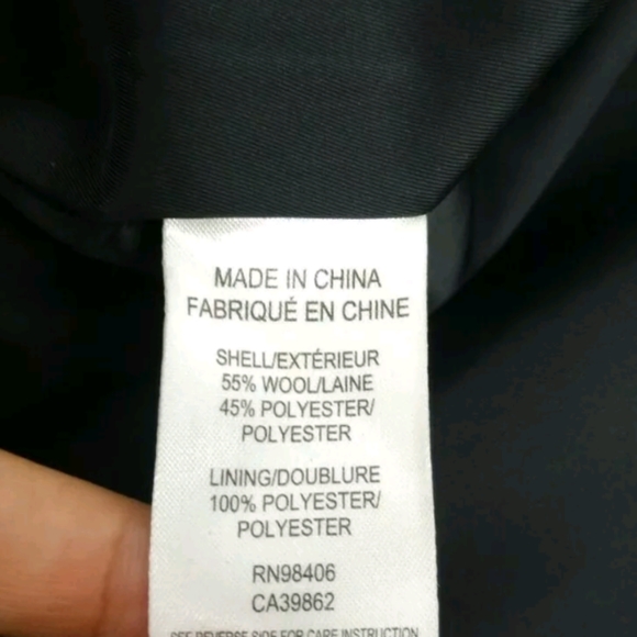 Theory wool blend herringbone cocoon dolina coat - Picture 12 of 13